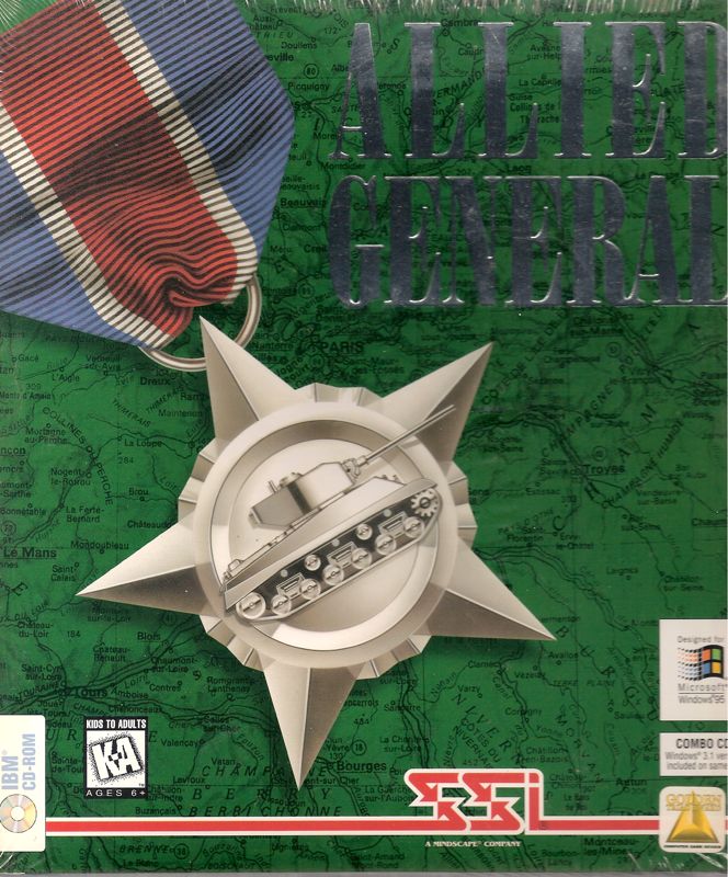 Allied General box art for Playstation